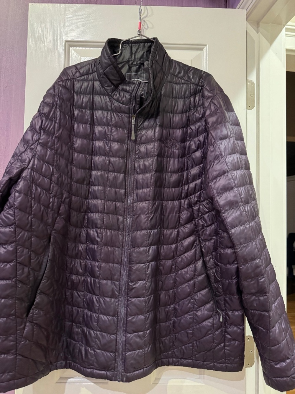 Men’s North Face jacket, XXL, purple, excellent condition